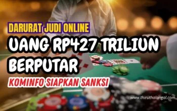 Darurat Judi Online! Perwira TNI Bunuh Diri, Uang Rp427 Triliun Berputar, Kominfo Siapkan Denda & Sanksi Tegas